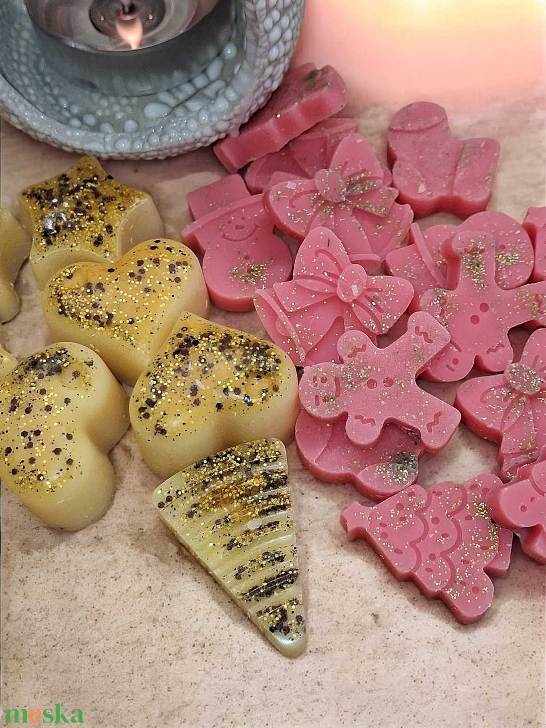 Illatviasz válogatás Ajándékba csomagolva  - otthon & életmód - gyertya, illat, aroma - illatviasz - Meska.hu