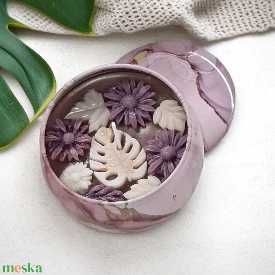 Illatviasz Kókuszos Marcipán  Ajándékba csomagolva  - otthon & életmód - gyertya, illat, aroma - gyertya - Meska.hu