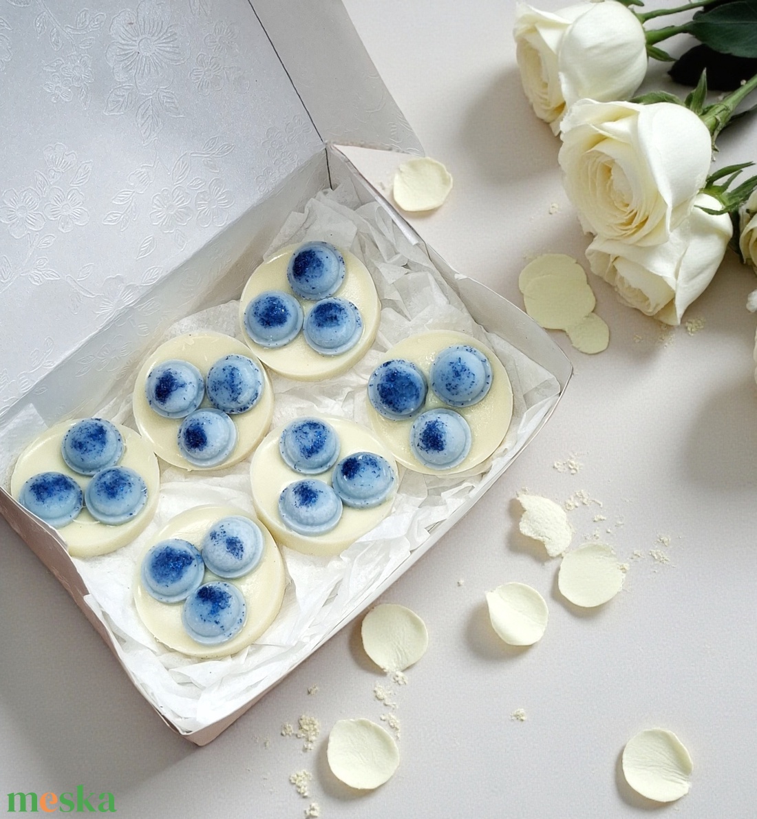 Illatviasz Áfonyas süti  Ajándékba csomagolva  - otthon & életmód - gyertya, illat, aroma - illatviasz - Meska.hu