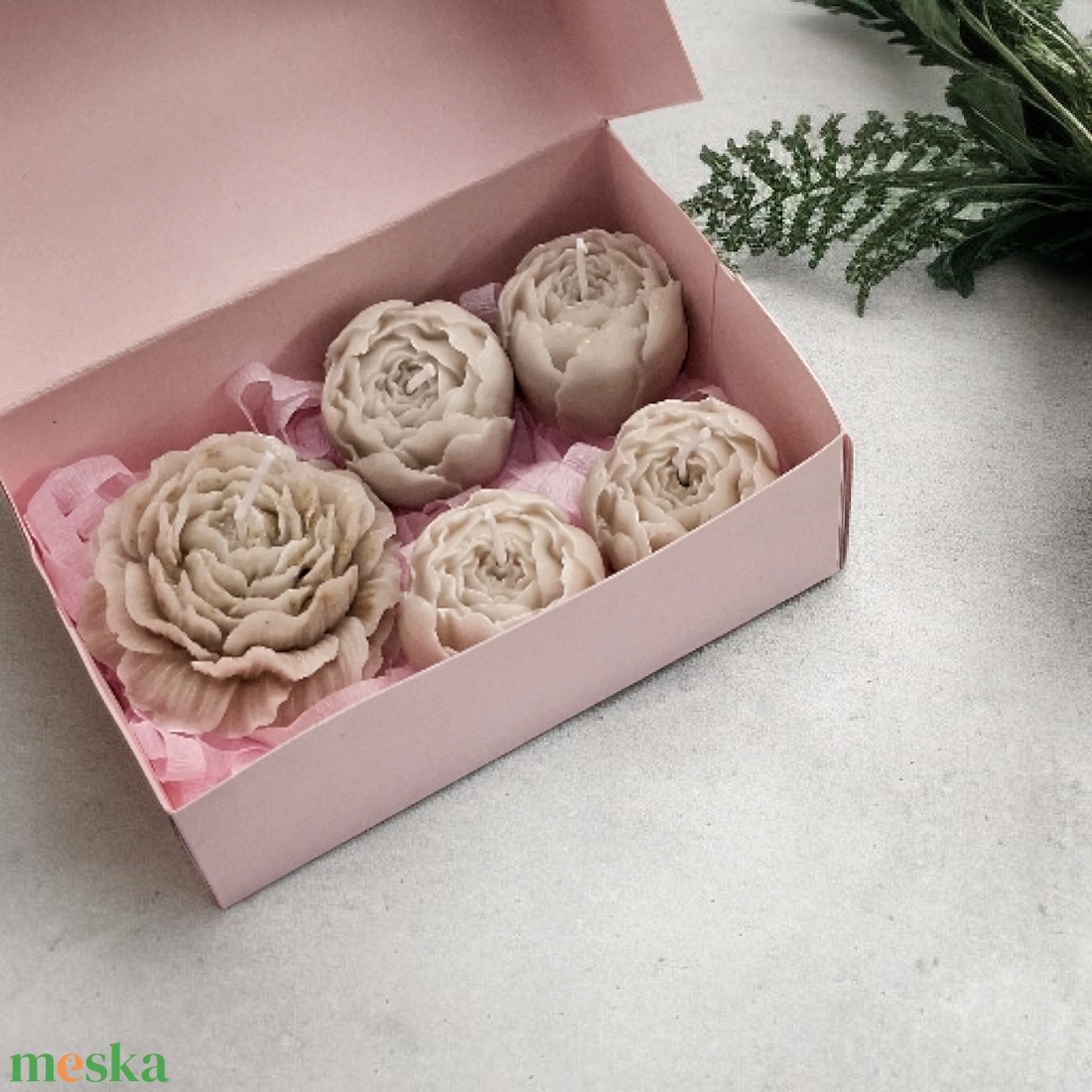 Illatgyertya Vanília illat Ajándékba csomagolva  - otthon & életmód - gyertya, illat, aroma - gyertya - Meska.hu