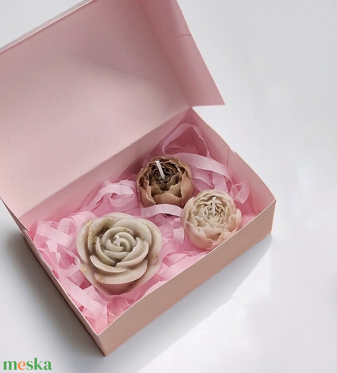 Illatgyertya Vanília illat Ajándékba csomagolva  - otthon & életmód - gyertya, illat, aroma - gyertya - Meska.hu