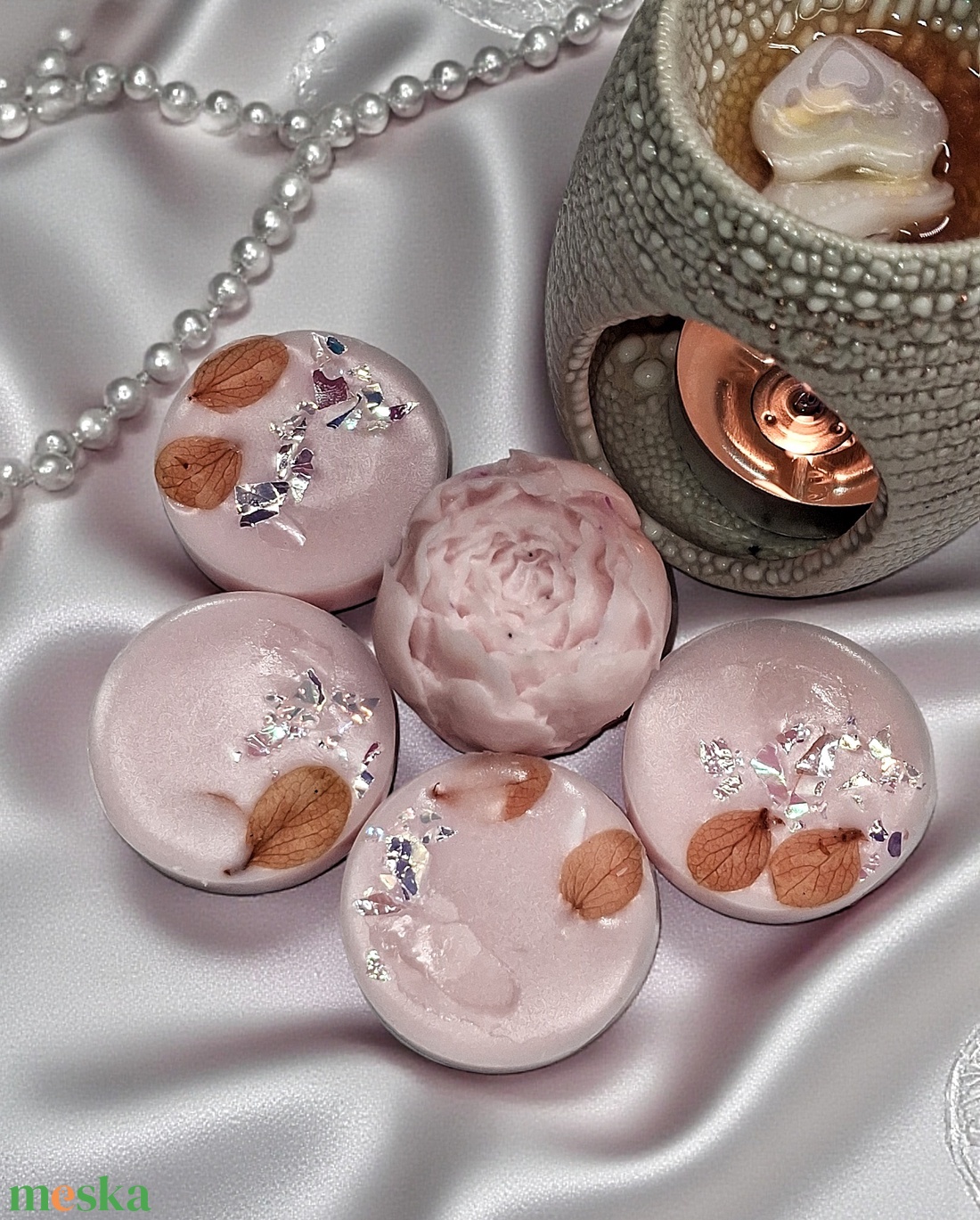 Illatviasz Kókuszos citrom illat  Ajándékba csomagolva  - otthon & életmód - gyertya, illat, aroma - illatviasz - Meska.hu