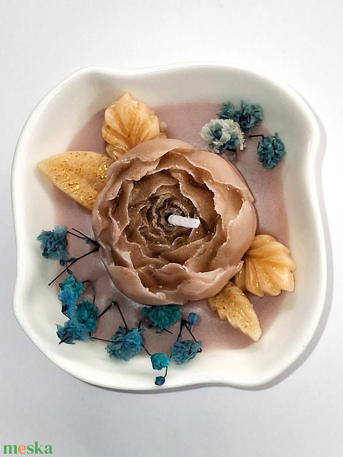 Illatgyertya Vanília illat  Ajándékba csomagolva  - otthon & életmód - gyertya, illat, aroma - gyertya - Meska.hu