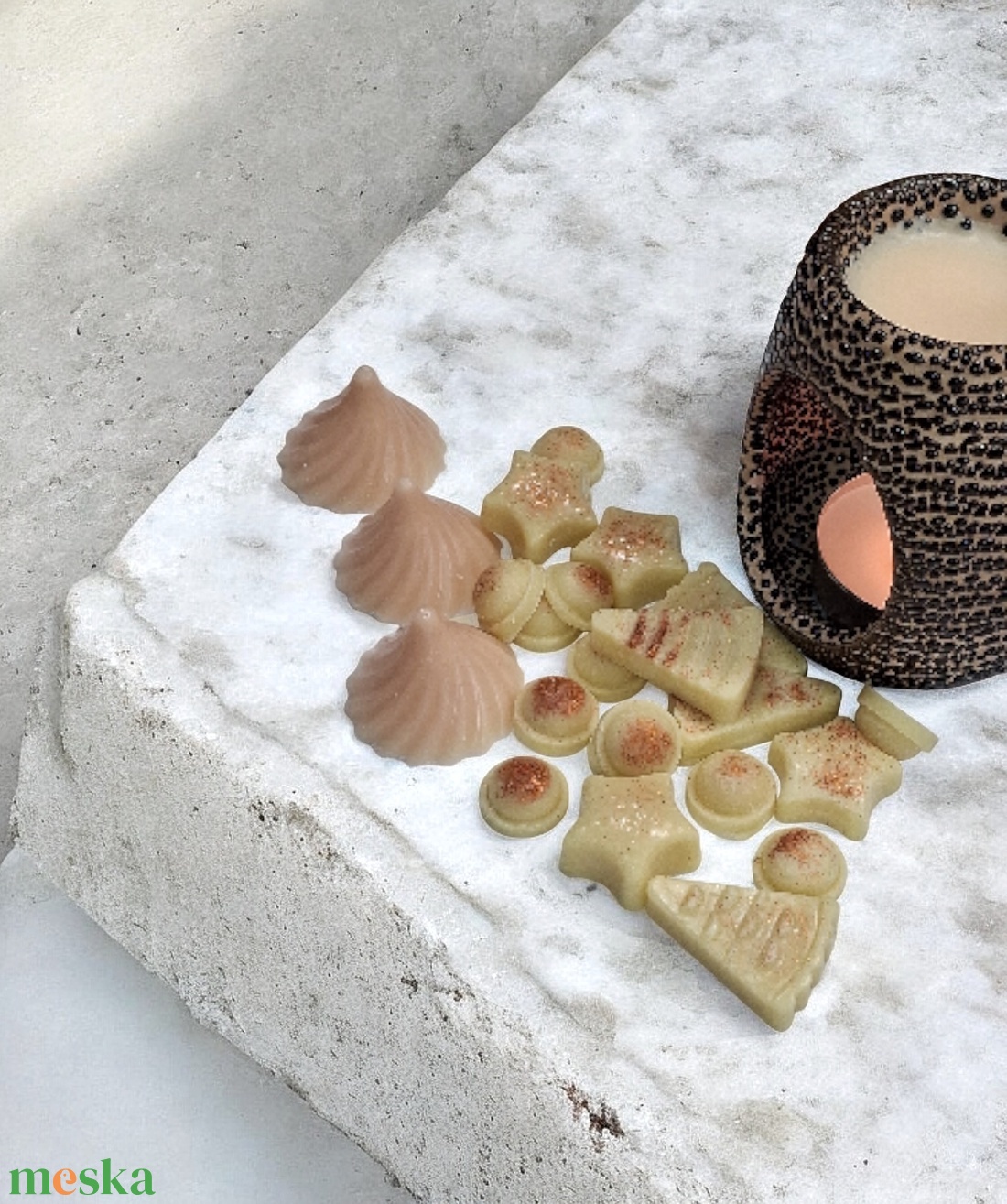 Illatviasz Gyömbéres keksz,  Almas pite  illat  Ajándékba csomagolt  BoBeLi  - otthon & életmód - gyertya, illat, aroma - illatviasz - Meska.hu