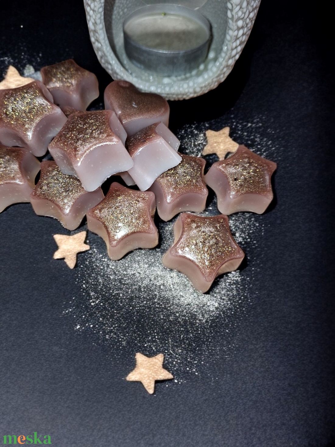 Sárgadinnye illatviasz  Ajándékba csomagolva  - otthon & életmód - gyertya, illat, aroma - illatviasz - Meska.hu