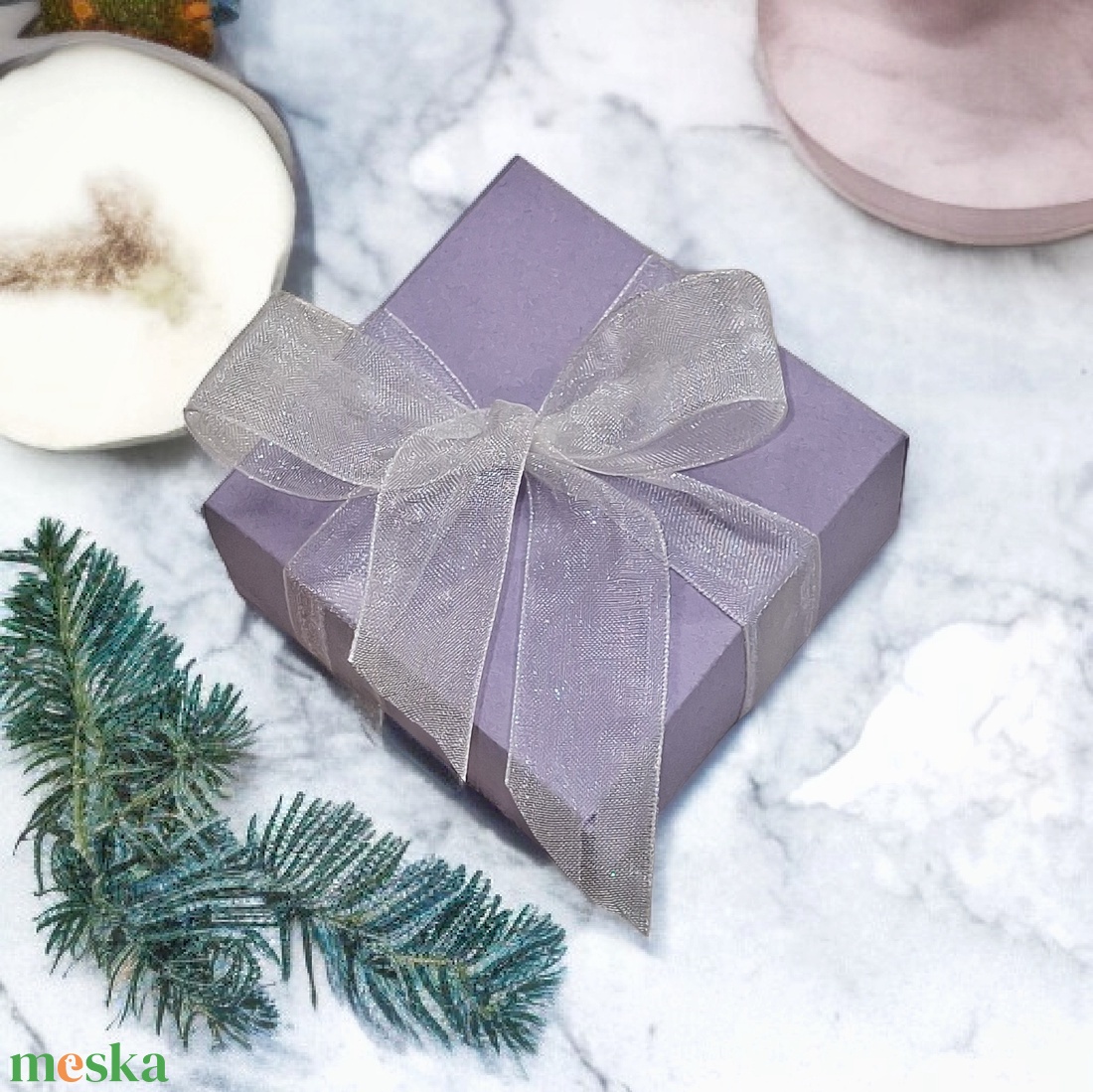 Illatgyertya White Blossom  Ajándékba csomagolva  - otthon & életmód - gyertya, illat, aroma - gyertya - Meska.hu