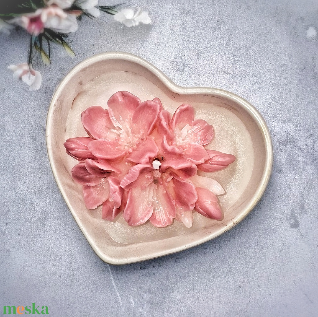 Vanília illatgyertya , gyertyatál - otthon & életmód - gyertya, illat, aroma - gyertya - Meska.hu