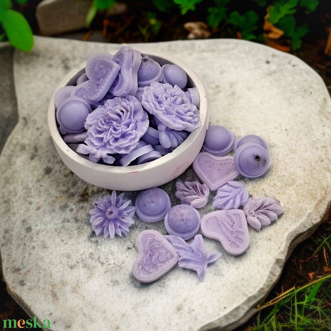 Levendulás relax  illatviasz  - otthon & életmód - gyertya, illat, aroma - illatviasz - Meska.hu