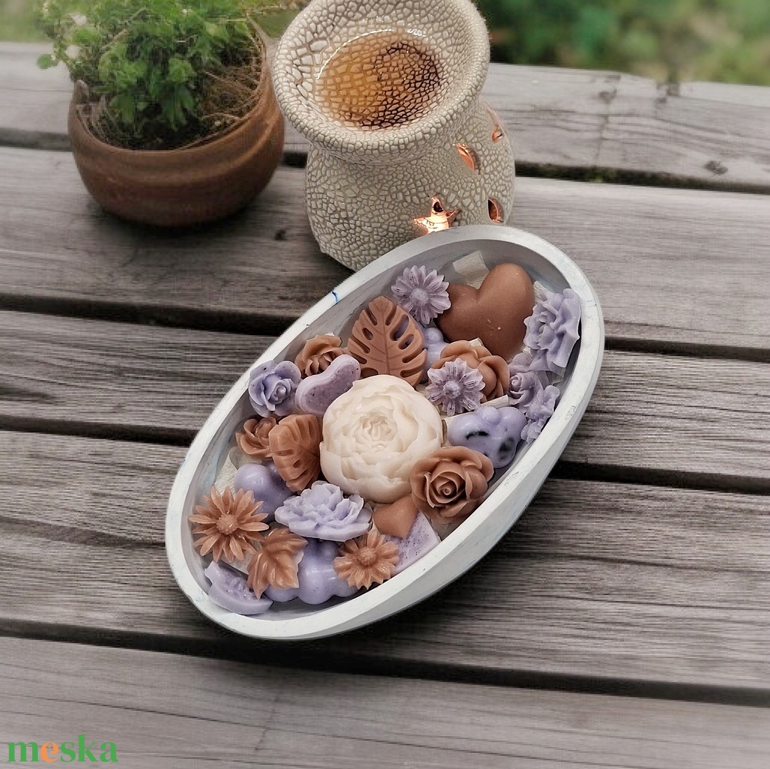 Levendula, Vanília illatélmény  - otthon & életmód - gyertya, illat, aroma - illatviasz - Meska.hu