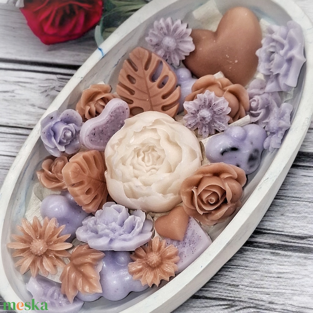 Levendula, Vanília illatélmény  - otthon & életmód - gyertya, illat, aroma - illatviasz - Meska.hu