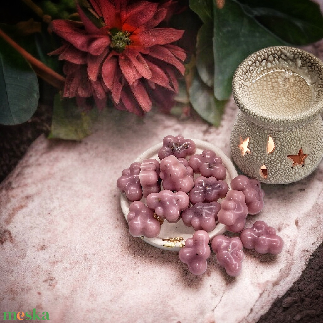 Magnólia illatú illatviasz  tavaszias, virágos illat - otthon & életmód - gyertya, illat, aroma - illatviasz - Meska.hu