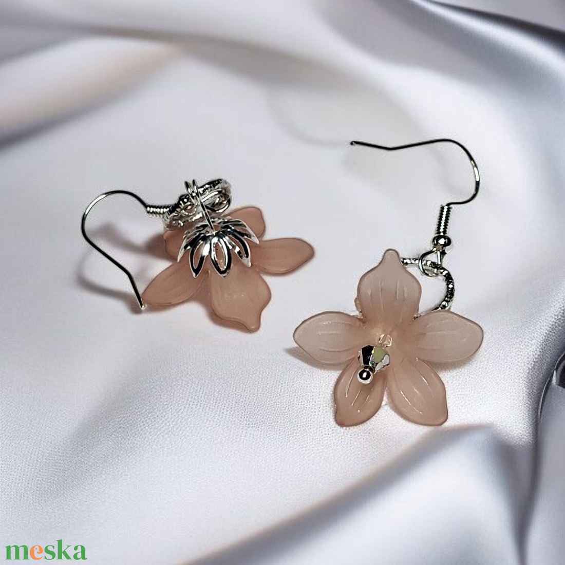 Kókuszos pisztácia illatú kényeztető ajándékbox nőknek ,  fülbevalóval - otthon & életmód - gyertya, illat, aroma - illatviasz - Meska.hu