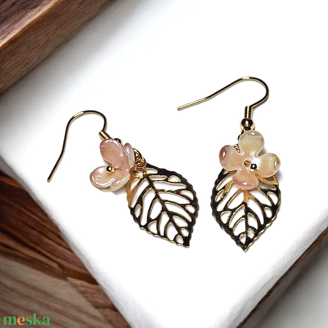 Orchidea illatú kényeztető mini ajándékcsomag nőknek ,  fülbevalóval - otthon & életmód - gyertya, illat, aroma - gyertya - Meska.hu