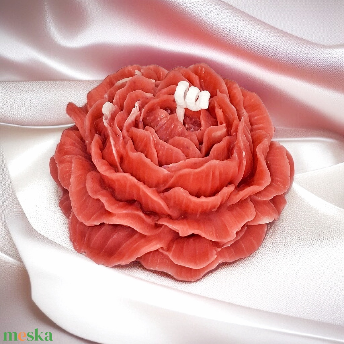 Eper illat gyertya  Valentin napi ajándék  - otthon & életmód - gyertya, illat, aroma - gyertya - Meska.hu