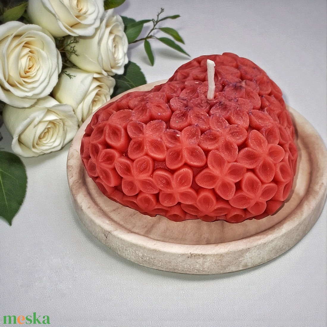 Eper illatgyertya  Valentin napi ajándék  - otthon & életmód - gyertya, illat, aroma - gyertya - Meska.hu