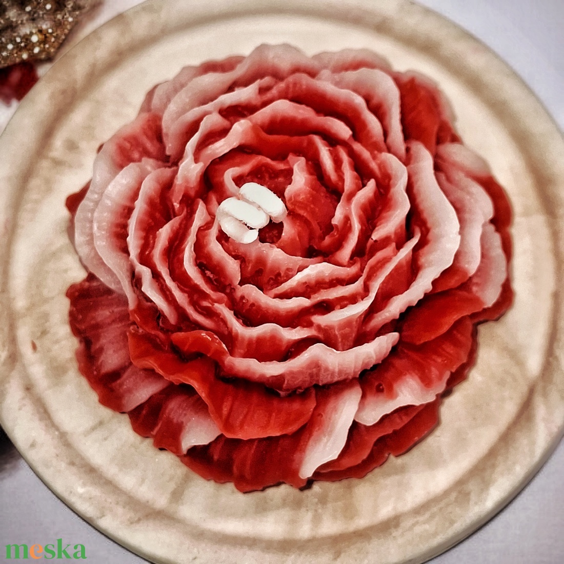 Eper illatgyertya  Valentin napi ajándék  - otthon & életmód - gyertya, illat, aroma - gyertya - Meska.hu