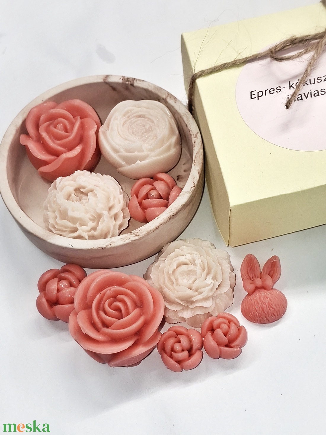 Epres kókusz álom illatviasz  - otthon & életmód - gyertya, illat, aroma - illatviasz - Meska.hu