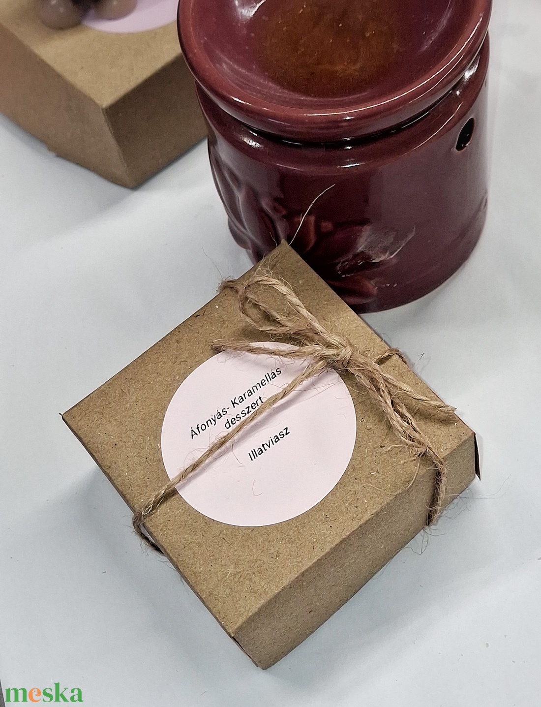 Illatviasz Áfonyás karamellás desszert - otthon & életmód - gyertya, illat, aroma - illatviasz - Meska.hu