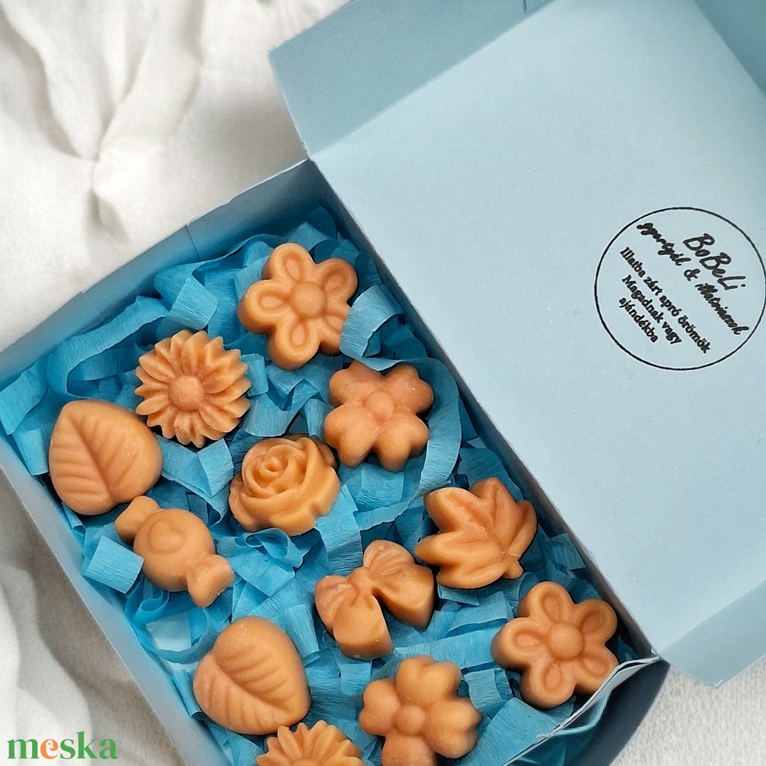 Illatviasz Narancsos marcipán  - otthon & életmód - gyertya, illat, aroma - illatviasz - Meska.hu