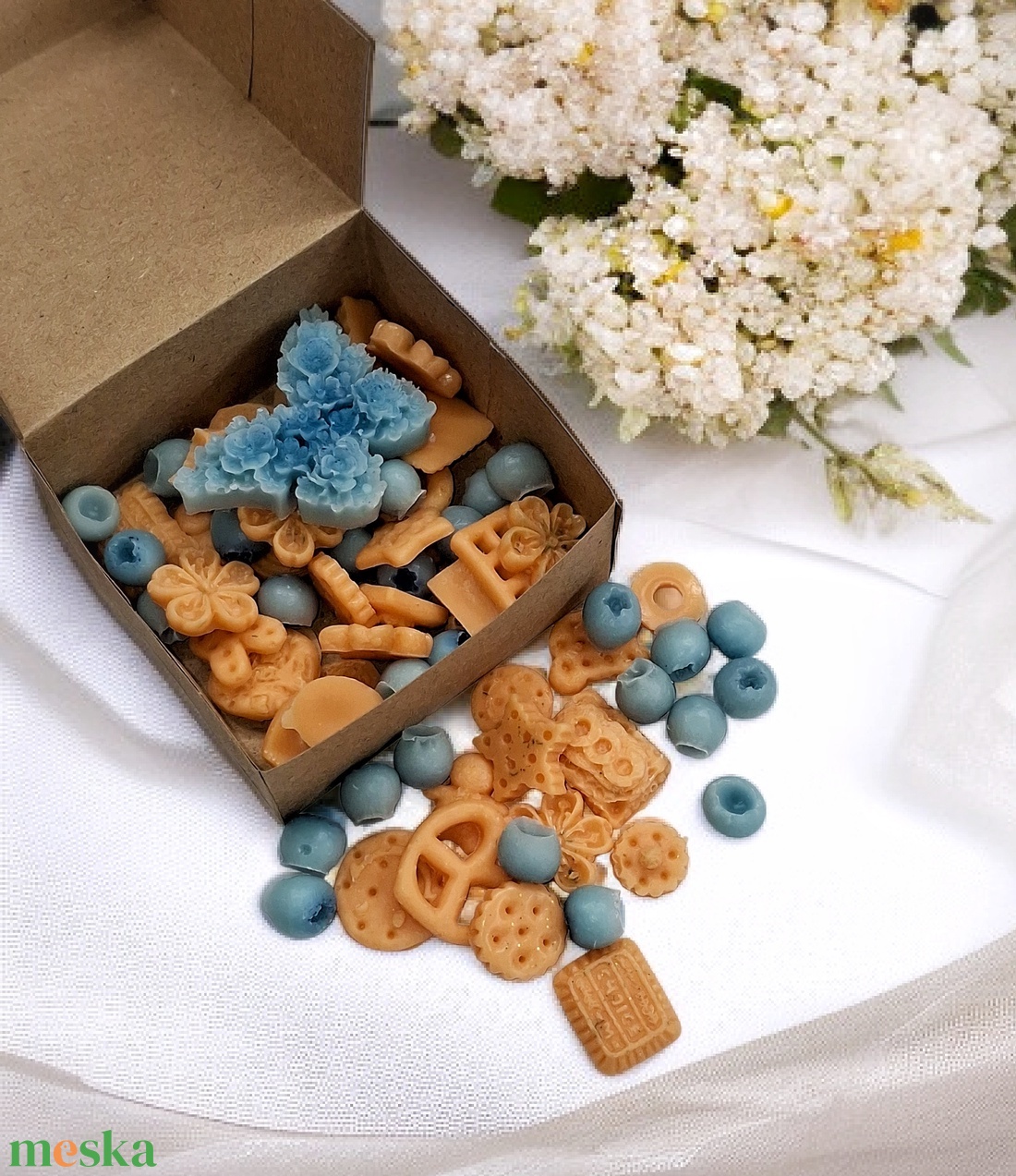 Illatviasz Narancsos marcipán,  Áfonya illat - otthon & életmód - gyertya, illat, aroma - illatviasz - Meska.hu