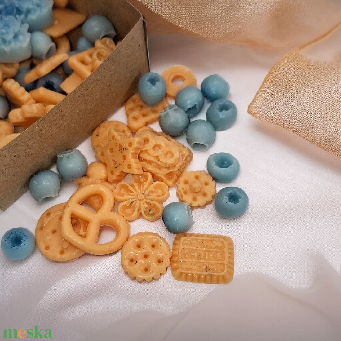 Illatviasz Narancsos marcipán,  Áfonya illat - otthon & életmód - gyertya, illat, aroma - illatviasz - Meska.hu