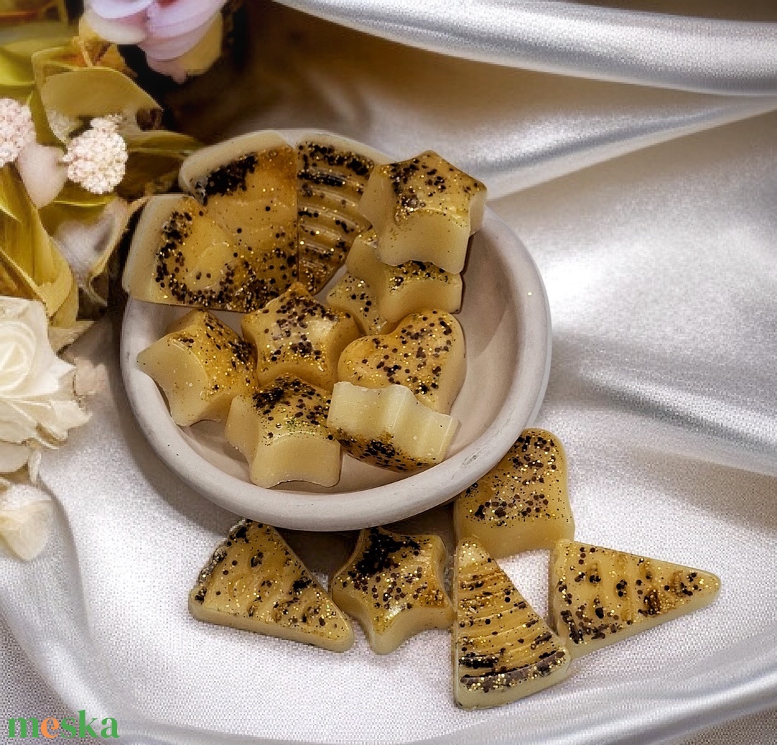 Fahéjas karamell illatviasz kerámia tálban  - otthon & életmód - gyertya, illat, aroma - illatviasz - Meska.hu