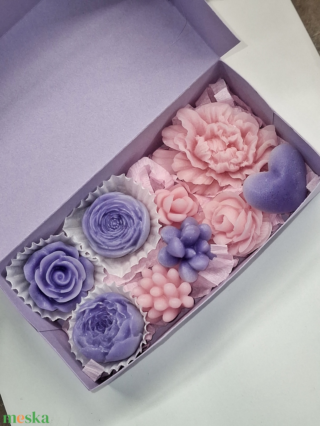 Vanília illatélmény  ,  díszdobozos ajándékcsomag - otthon & életmód - gyertya, illat, aroma - illatviasz - Meska.hu