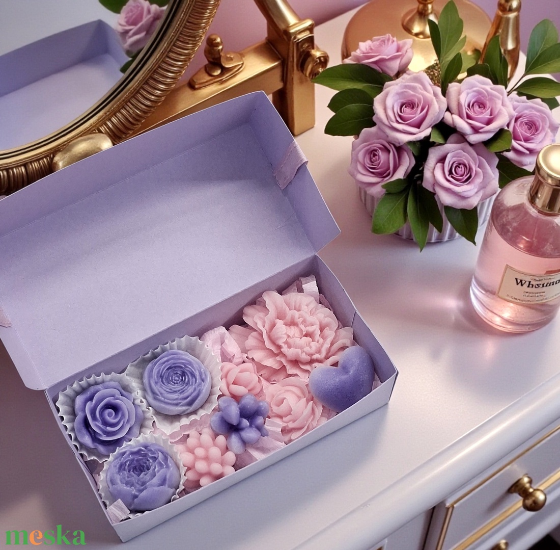 Vanília illatélmény  ,  díszdobozos ajándékcsomag - otthon & életmód - gyertya, illat, aroma - illatviasz - Meska.hu