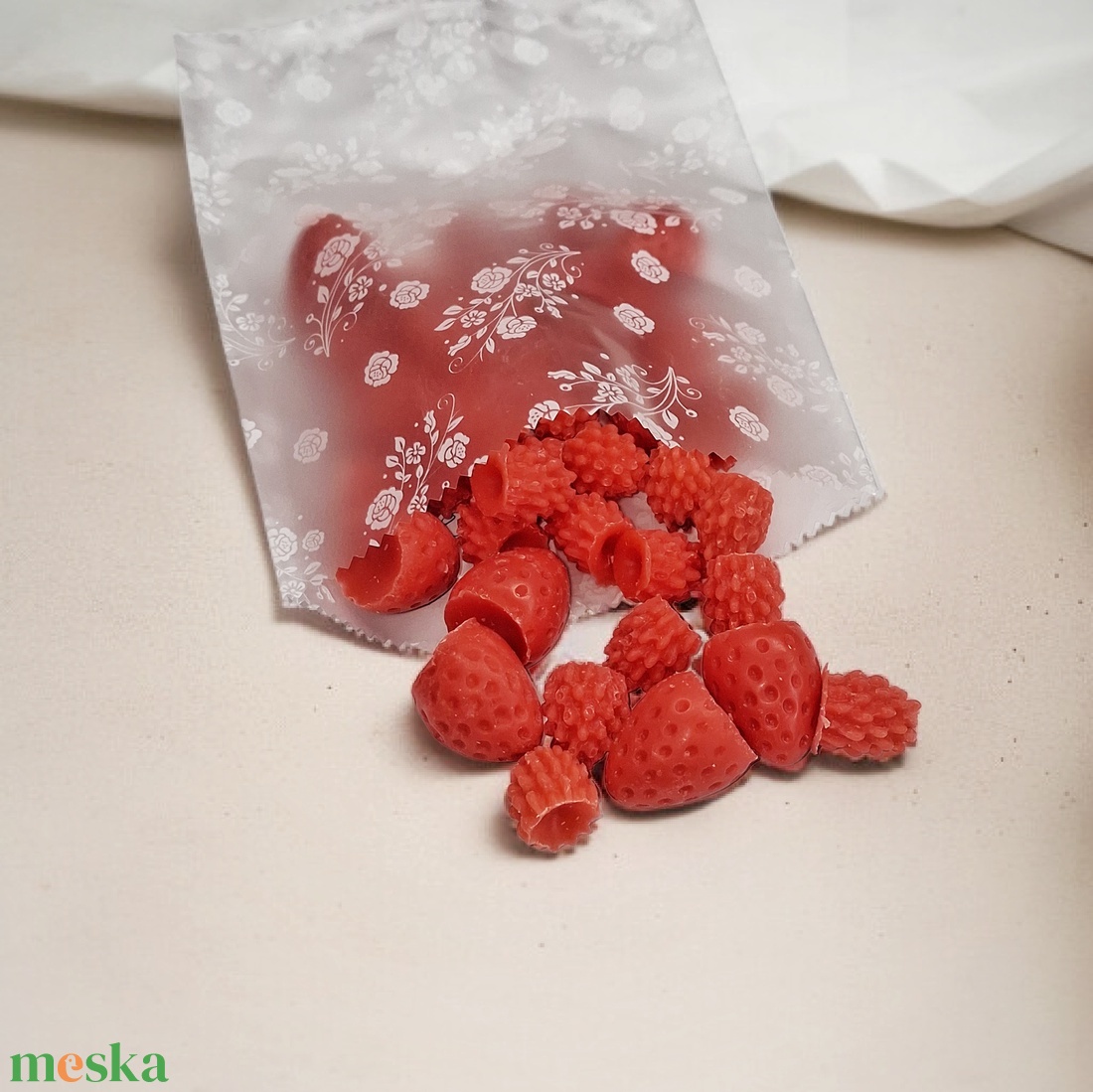 Illatviasz Eper illat Ajándékba  - otthon & életmód - gyertya, illat, aroma - illatviasz - Meska.hu