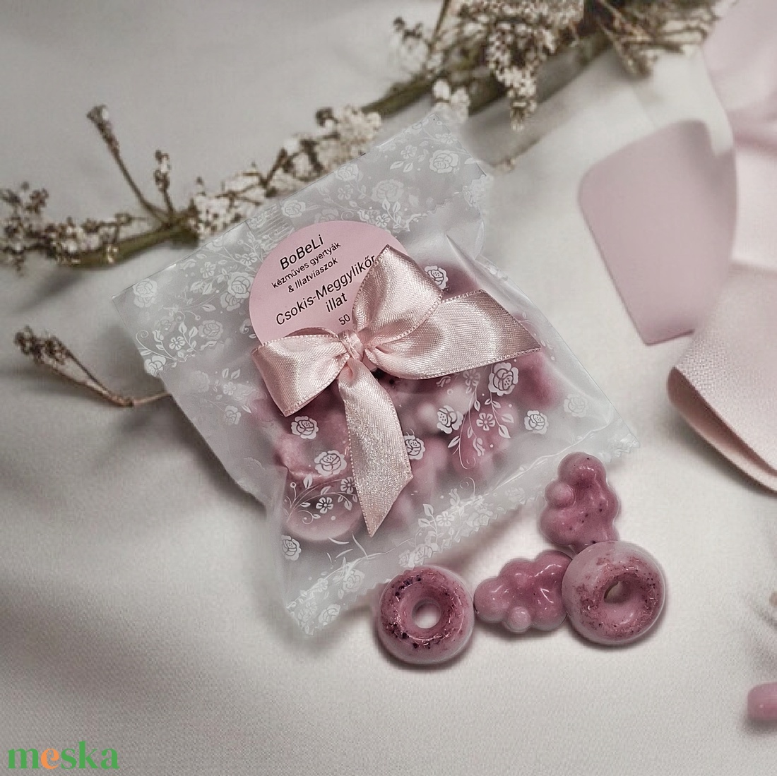 Illatviasz Csokis meggylikőr illat  Ajándékba   - otthon & életmód - gyertya, illat, aroma - illatviasz - Meska.hu