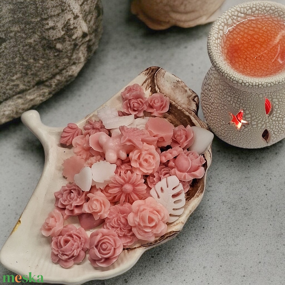 Illatviasz Kókuszos cseresznye  - otthon & életmód - gyertya, illat, aroma - illatviasz - Meska.hu