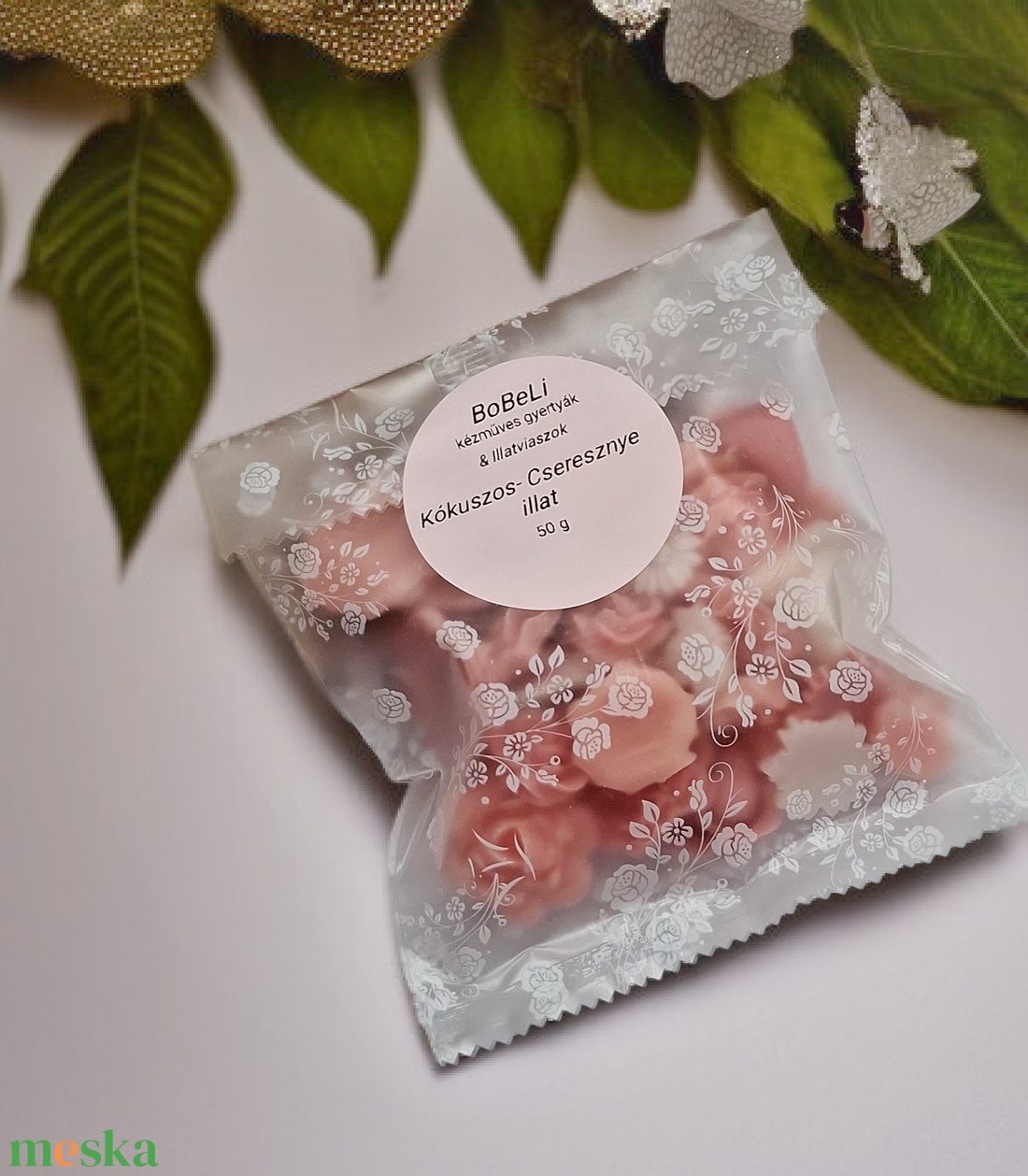 Illatviasz Kókuszos cseresznye  - otthon & életmód - gyertya, illat, aroma - illatviasz - Meska.hu