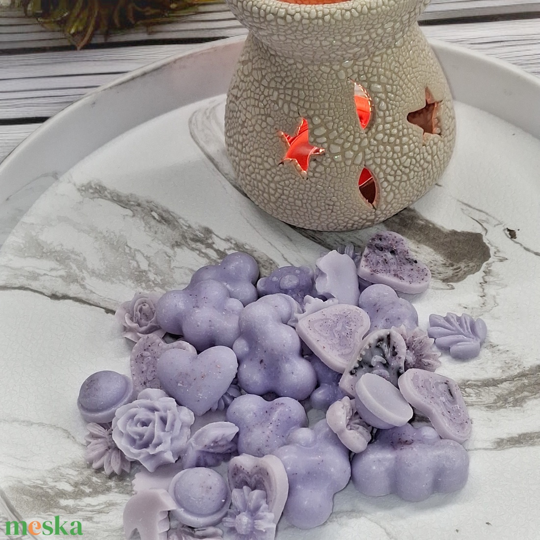 Levendulás relax  illatviasz  - otthon & életmód - gyertya, illat, aroma - illatviasz - Meska.hu