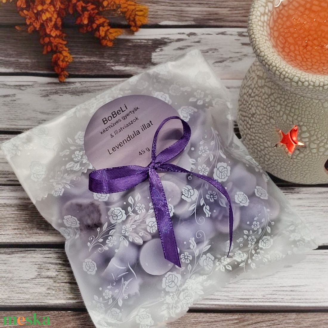 Levendulás relax  illatviasz  - otthon & életmód - gyertya, illat, aroma - illatviasz - Meska.hu