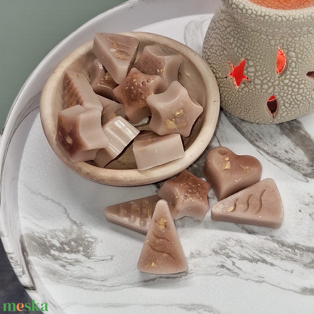 Illatviasz Cafe latte illat - otthon & életmód - gyertya, illat, aroma - illatviasz - Meska.hu