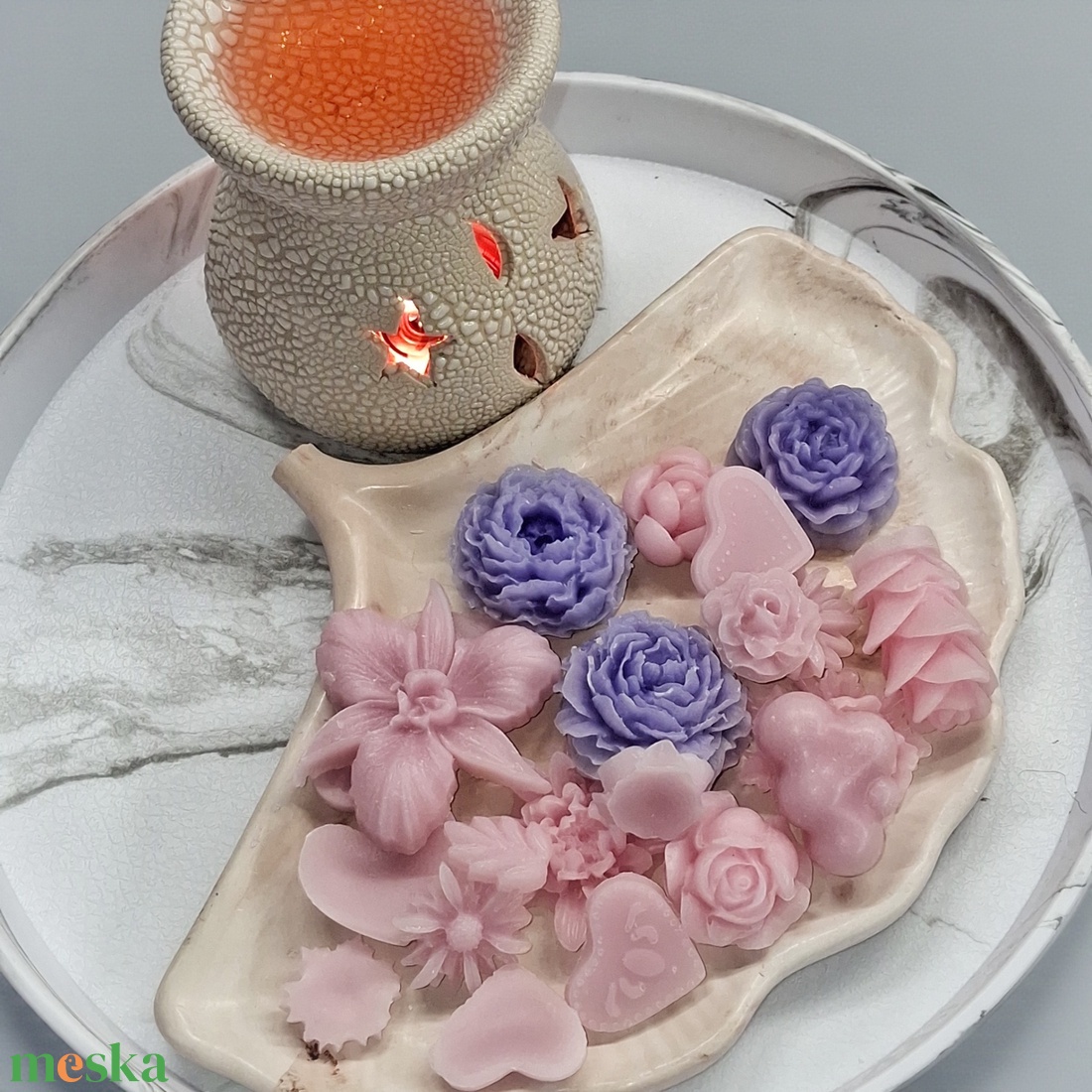 Illatviasz Ananász Jázmin  illatú  - otthon & életmód - gyertya, illat, aroma - illatviasz - Meska.hu