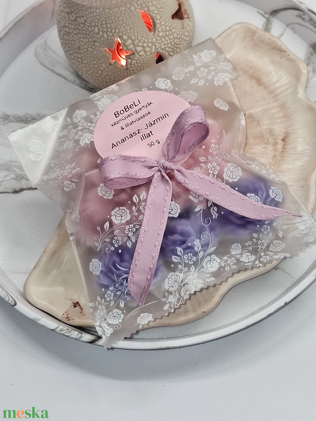 Illatviasz Ananász Jázmin  illatú  - otthon & életmód - gyertya, illat, aroma - illatviasz - Meska.hu