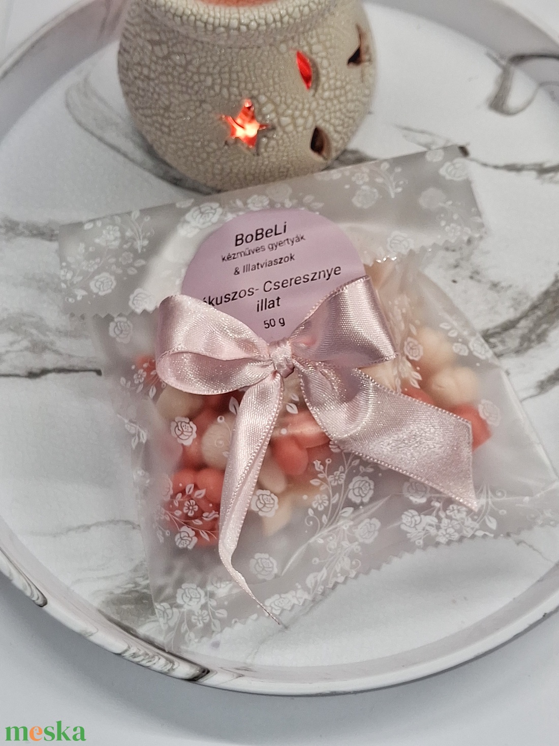 Illatviasz Kókuszos cseresznye  - otthon & életmód - gyertya, illat, aroma - illatviasz - Meska.hu