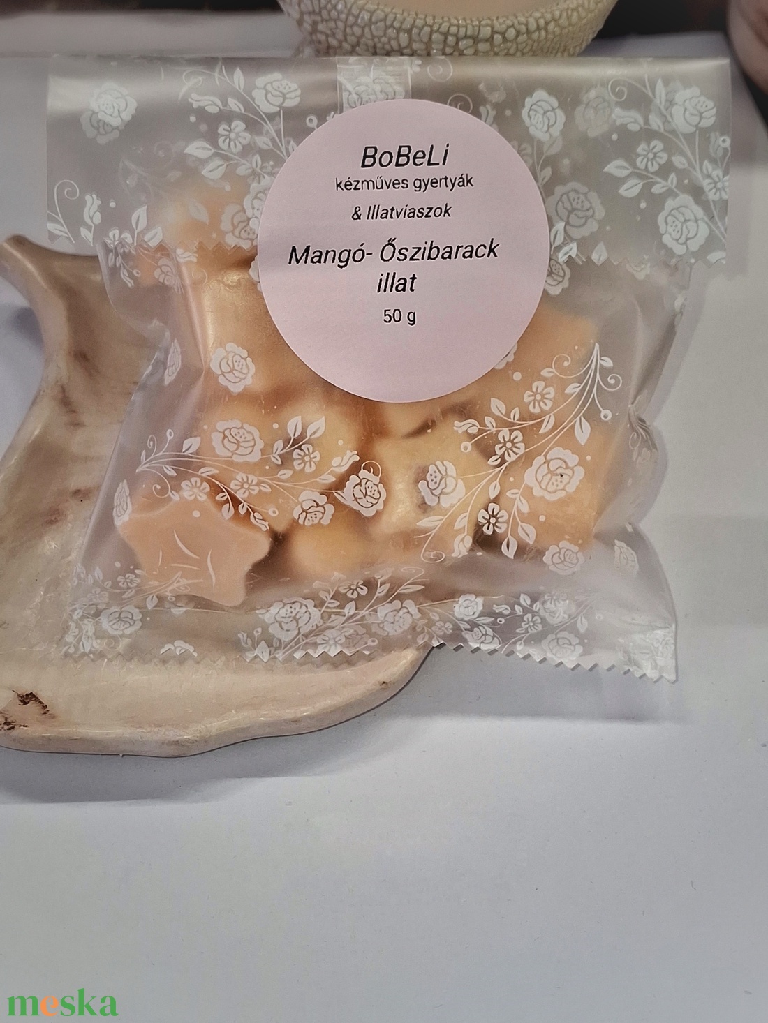 Mango Őszibarack illatviasz - otthon & életmód - gyertya, illat, aroma - illatviasz - Meska.hu