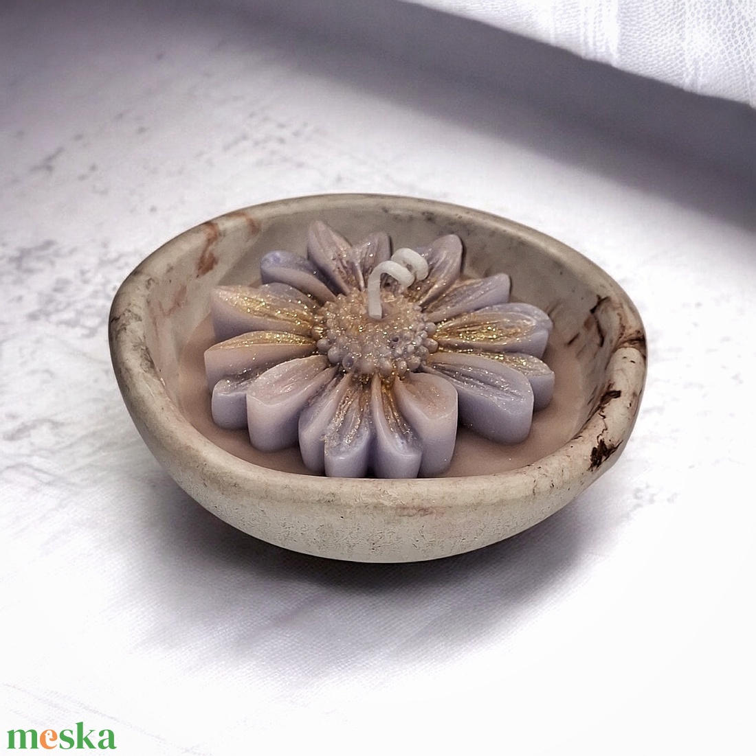 Nőnapi illatgyertya , gyertyatál - otthon & életmód - gyertya, illat, aroma - gyertya - Meska.hu