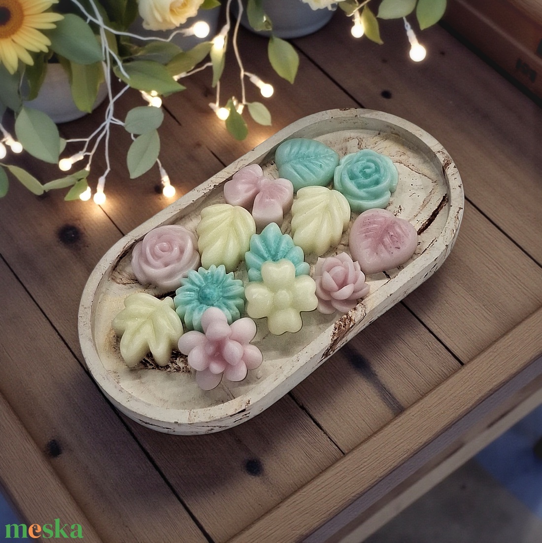 Tavaszi kert illatviasz Anyák napjára  - otthon & életmód - gyertya, illat, aroma - illatviasz - Meska.hu