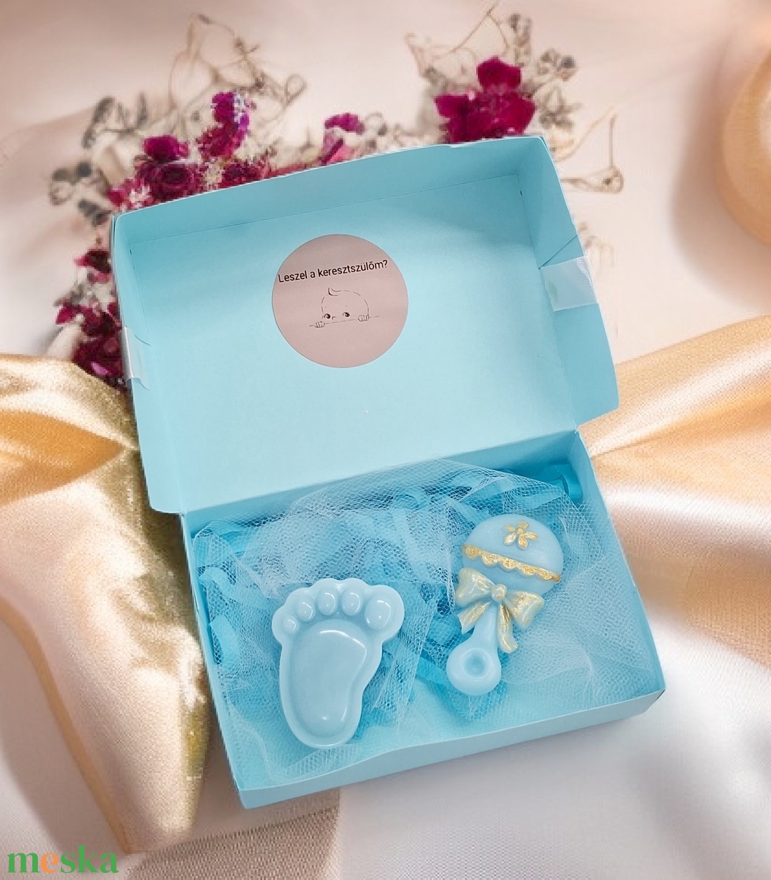 Bababejelentő ajándékszett - baba - mama - babaemlékek - bababejelentők - Meska.hu