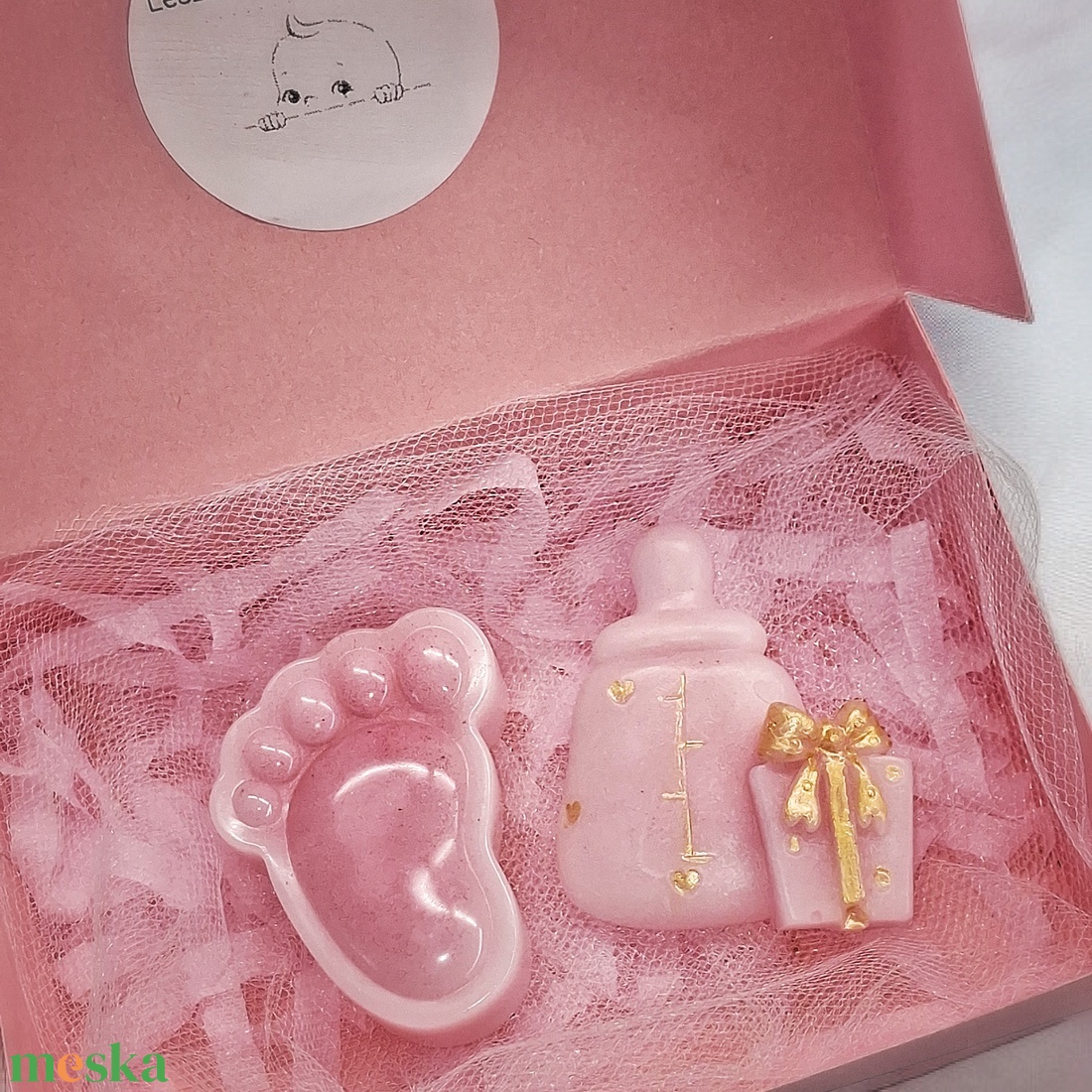 Bababejelentő ajándékszett - baba - mama - babaemlékek - bababejelentők - Meska.hu