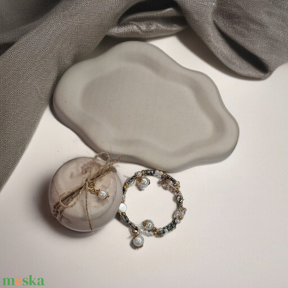 3 részes ajádék szett Nőnapra,  Anyák napjára  - otthon & életmód - dekoráció - asztal és polc dekoráció - dekorációs tál, tartó - Meska.hu