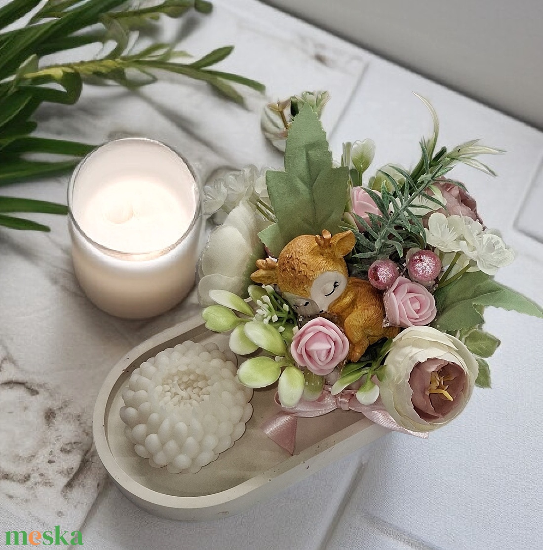 3 részes ajádék szett Nőnapra,  Anyák napjára  - otthon & életmód - dekoráció - asztal és polc dekoráció - dekorációs tál, tartó - Meska.hu
