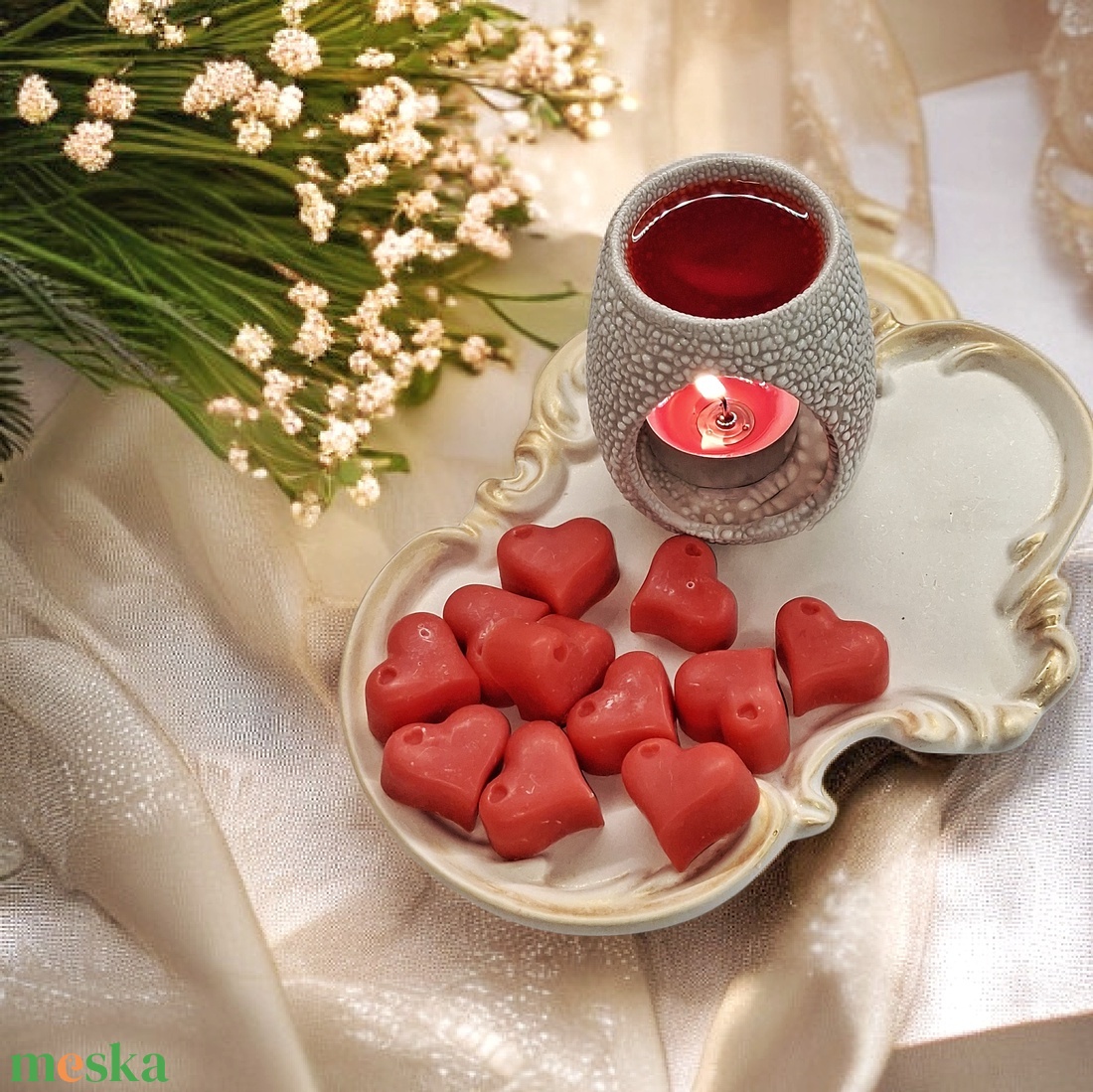  Love Illatviasz Rózsakert - otthon & életmód - gyertya, illat, aroma - illatviasz - Meska.hu