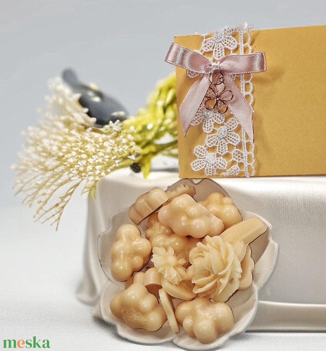 Illatviasz díszdobozos ajándék - otthon & életmód - gyertya, illat, aroma - illatviasz - Meska.hu