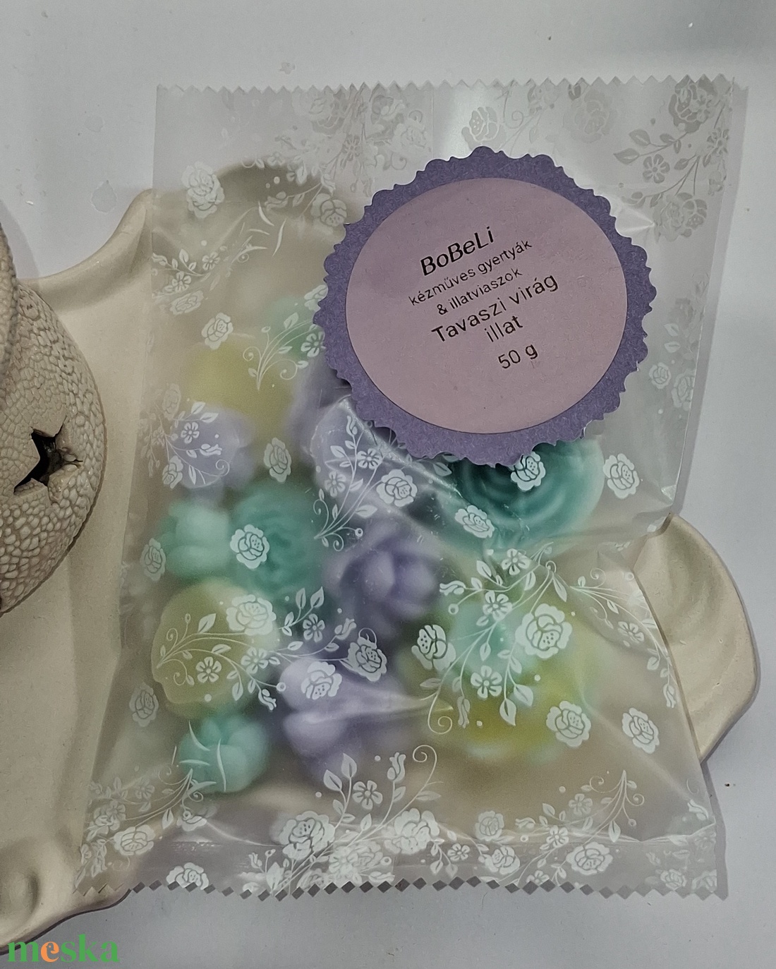  Illatviasz Tavaszi virág  illat  Nőnapi ajándéknak  - otthon & életmód - gyertya, illat, aroma - illatviasz - Meska.hu