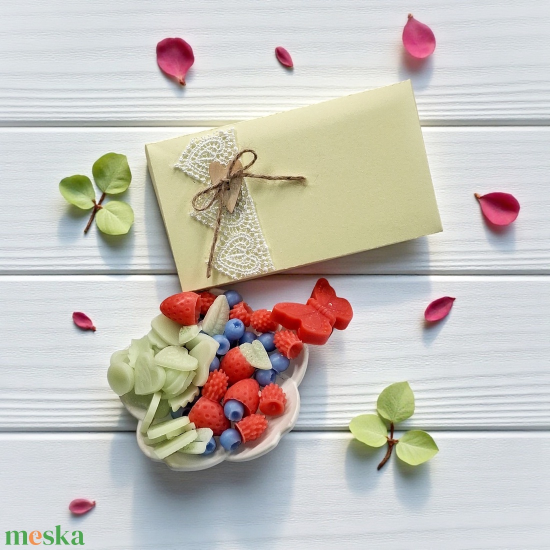  Illatviasz box  gyümölcsös frissesség  - otthon & életmód - gyertya, illat, aroma - illatviasz - Meska.hu