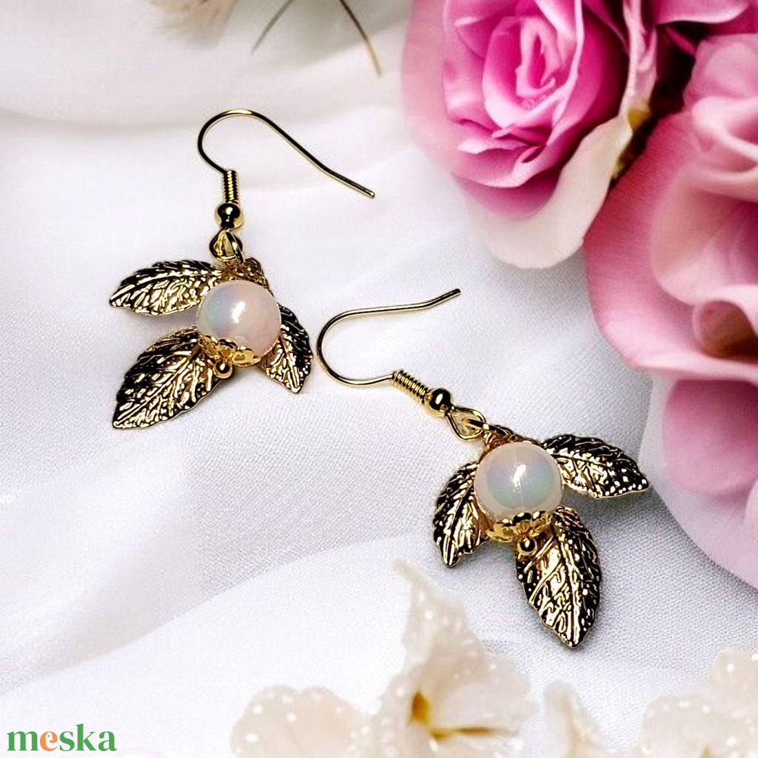 Fülbevaló díszdobozban személyes üzenettel - ékszer - fülbevaló - lógó fülbevaló - Meska.hu